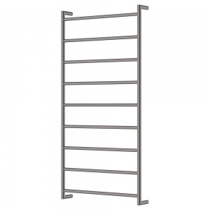 Kaya Heated Towel Rail, 600 x 1200mm, Gun Metal